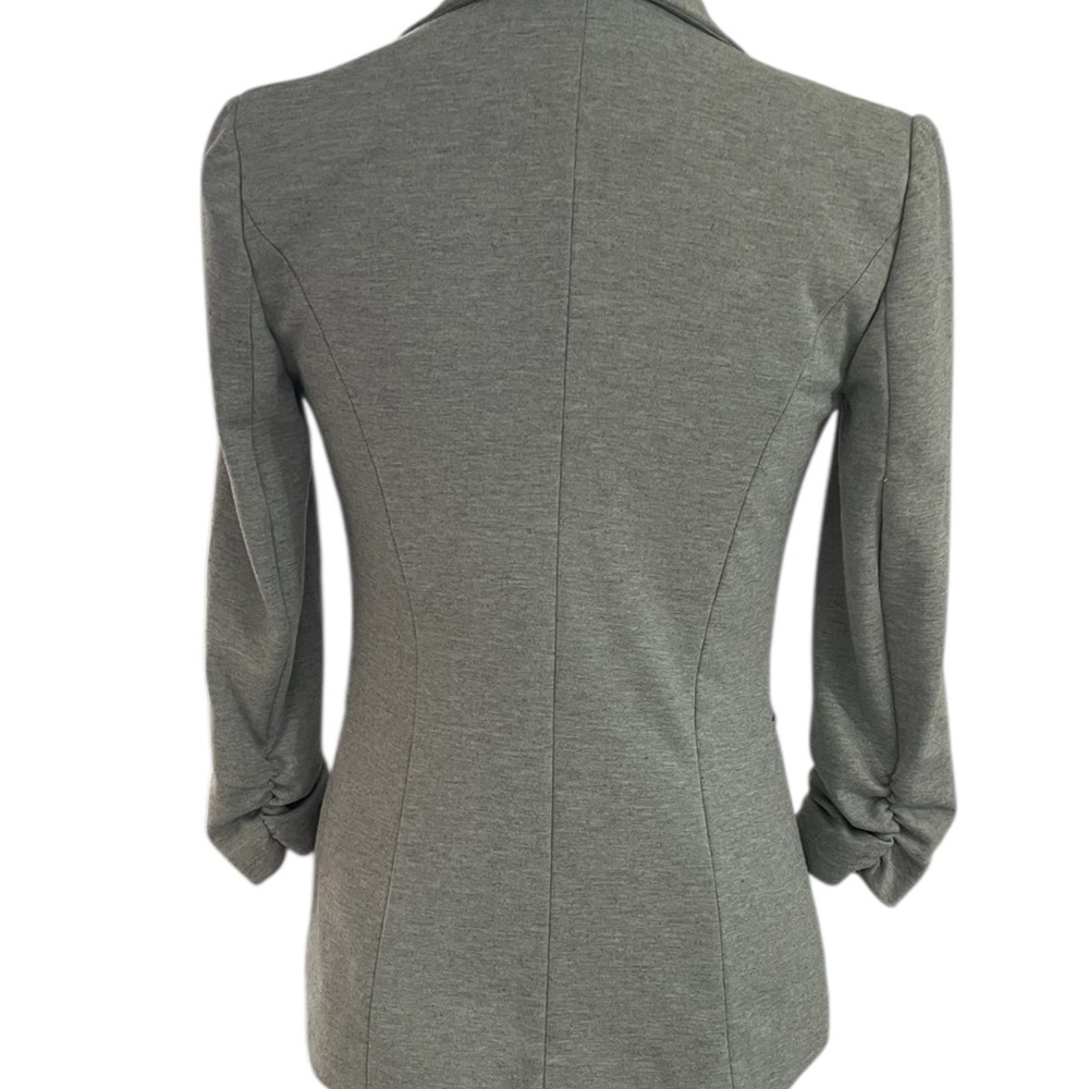 41 Hawthorn Gray Knit Blazer with Ruched Sleeves‎ Size Small - Picture 5 of 12